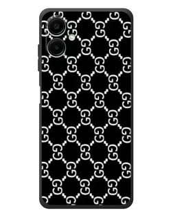 Чехол для Samsung Galaxy A08 с картинкой «Gucci — сетчатый паттерн» Чехол для Samsung Galaxy A08 с картинкой «Gucci — сетчатый паттерн»