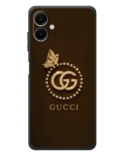 Чехол для Samsung Galaxy A08 с картинкой «Gucci — золотая бабочка» Чехол для Samsung Galaxy A08 с картинкой «Gucci — золотая бабочка»