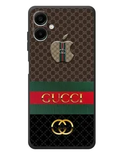Чехол для Samsung Galaxy A08 с картинкой «Gucci — брендированный десерт» Чехол для Samsung Galaxy A08 с картинкой «Gucci — брендированный десерт»