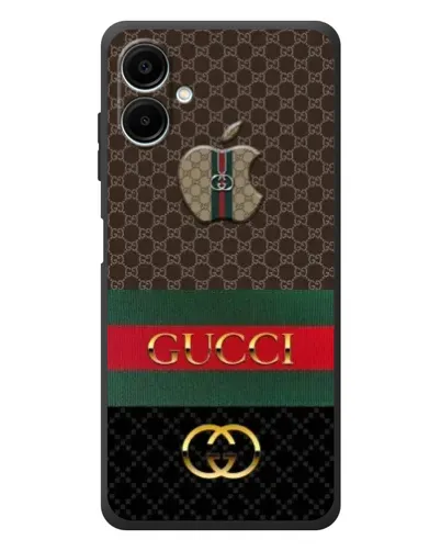 Чехол для Samsung Galaxy A08 с картинкой «Gucci — брендированный десерт» Чехол для Samsung Galaxy A08 с картинкой «Gucci — брендированный десерт»