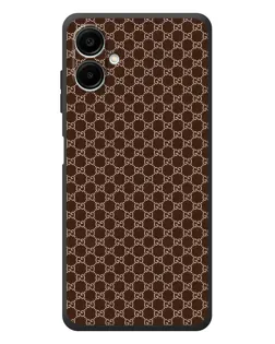 Чехол для Samsung Galaxy A08 с картинкой «Gucci — шоколадная сетка» Чехол для Samsung Galaxy A08 с картинкой «Gucci — шоколадная сетка»
