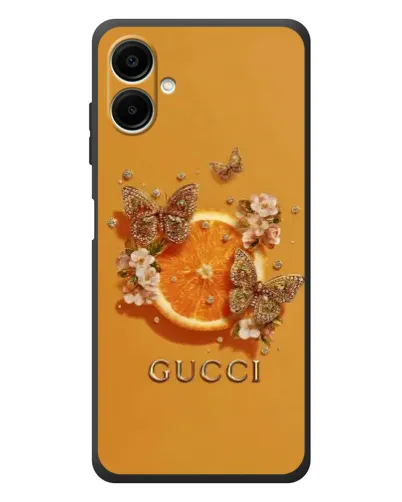 Чохол для Samsung Galaxy A08 з картинкою «Gucci — золоті метелики» Чохол для Samsung Galaxy A08 з картинкою «Gucci — золоті метелики»