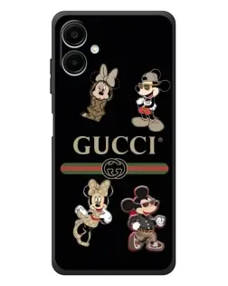 Чехол для Samsung Galaxy A08 с картинкой «Gucci — герои Disney и монограмма» Чехол для Samsung Galaxy A08 с картинкой «Gucci — герои Disney и монограмма»