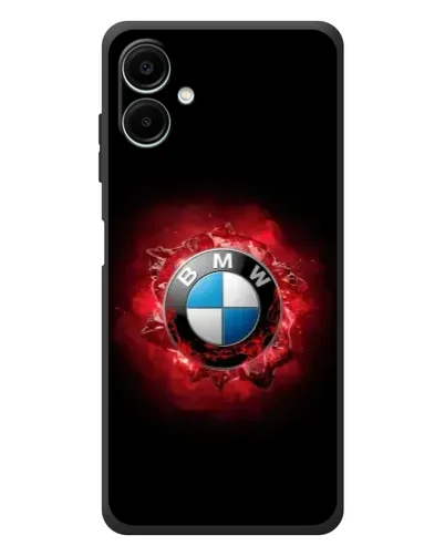 Чехол для Samsung Galaxy A08 с картинкой «Логотип BMW — вспышка»