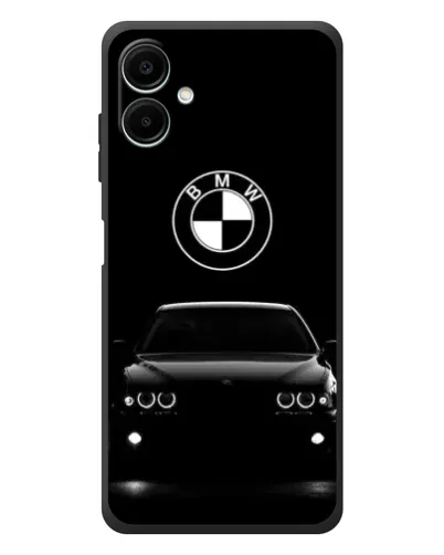 Чехол для Samsung Galaxy A08 с картинкой «BMW — взгляд из темноты»