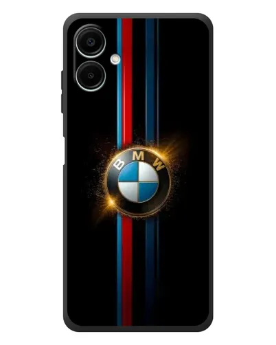 Чехол для Samsung Galaxy A08 с картинкой «BMW M-Power неон»
