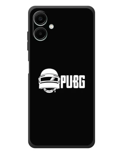 Чехол для Samsung Galaxy A08 с картинкой «PUBG — классический лого»