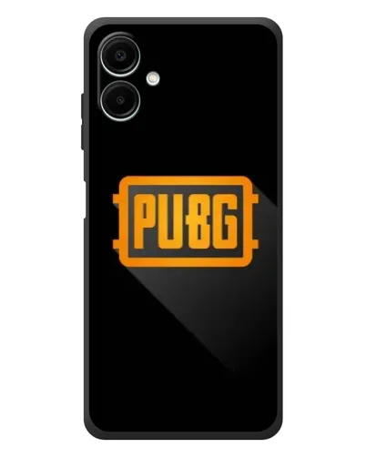 Чехол для Samsung Galaxy A08 с картинкой «PUBG — рамка лого»