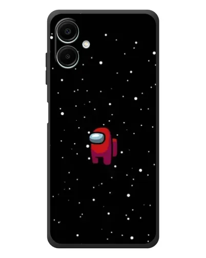 Чехол для Samsung Galaxy A08 с картинкой «Красный Among Us»