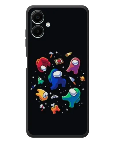 Чехол для Samsung Galaxy A08 с картинкой «Among Us космос»