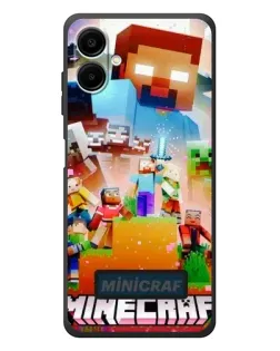 Чехол для Samsung Galaxy A08 с картинкой «Minecraft герои игры» Чехол для Samsung Galaxy A08 с картинкой «Minecraft герои игры»
