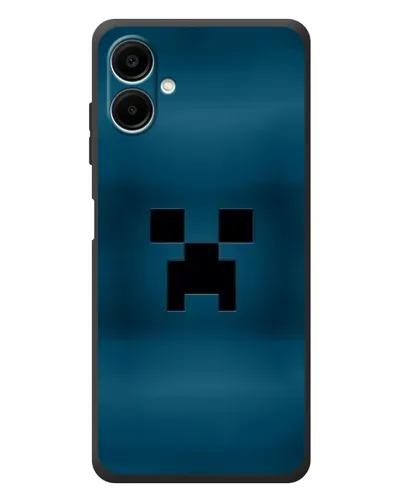 Чехол для Samsung Galaxy A08 с картинкой «Крипер текстура»