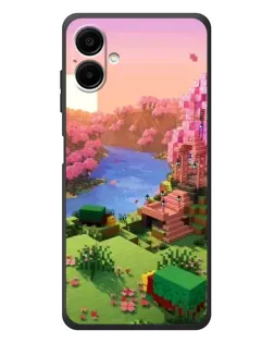 Чехол для Samsung Galaxy A08 с картинкой «Розовое дерево Minecraft» Чехол для Samsung Galaxy A08 с картинкой «Розовое дерево Minecraft»