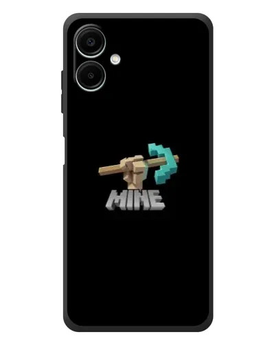Чехол для Samsung Galaxy A08 с картинкой «Алмазная кирка»