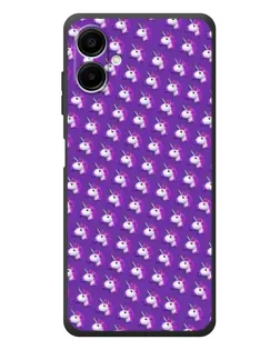 Чехол для Samsung Galaxy A08 с картинкой «Единороги на фиолетовом» Чехол для Samsung Galaxy A08 с картинкой «Единороги на фиолетовом»