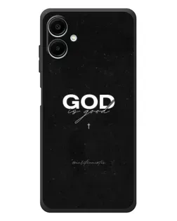 Чехол для Samsung Galaxy A08 с картинкой «GOD — Бог над всем» Чехол для Samsung Galaxy A08 с картинкой «GOD — Бог над всем»