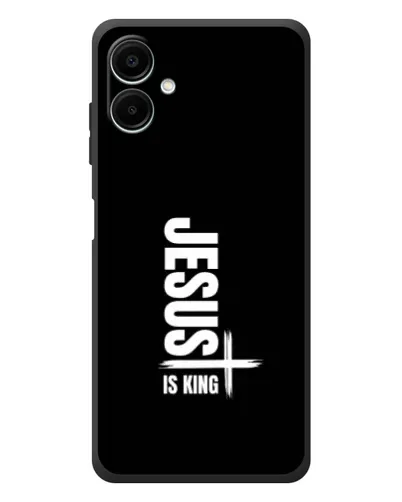Чехол для Samsung Galaxy A08 с картинкой «Вертикаль веры Jesus»
