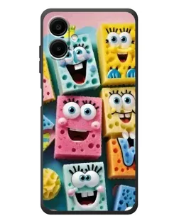 Чехол для Samsung Galaxy A08 с картинкой «Цветные губки» Чехол для Samsung Galaxy A08 с картинкой «Цветные губки»