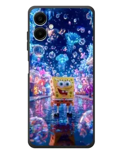 Чехол для Samsung Galaxy A08 с картинкой «Неоновый океан» Чехол для Samsung Galaxy A08 с картинкой «Неоновый океан»