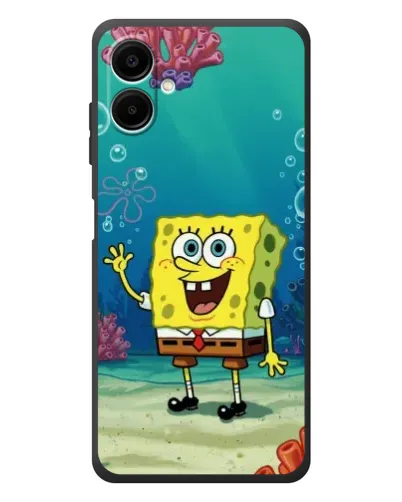 Чехол для Samsung Galaxy A08 с картинкой «Подводный привет»
