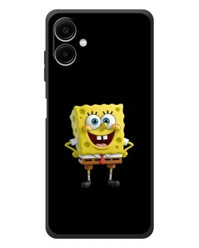 Чехол для Samsung Galaxy A08 с картинкой «Классический Губка Боб»