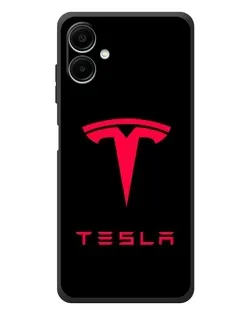 Чехол для Samsung Galaxy A08 с картинкой «Tesla Red Logo» Чехол для Samsung Galaxy A08 с картинкой «Tesla Red Logo»