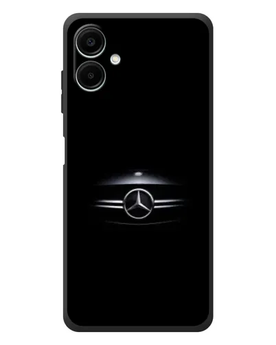 Чехол для Samsung Galaxy A08 с картинкой «Mercedes — абстрактные линии»
