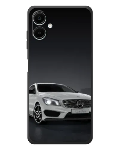 Чехол для Samsung Galaxy A08 с картинкой «Mercedes AMG GT Silver»