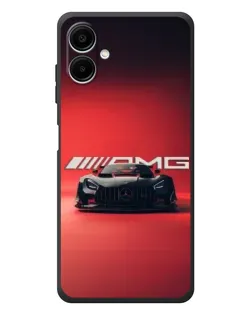 Чехол для Samsung Galaxy A08 с картинкой «Mercedes AMG — красная линия» Чехол для Samsung Galaxy A08 с картинкой «Mercedes AMG — красная линия»