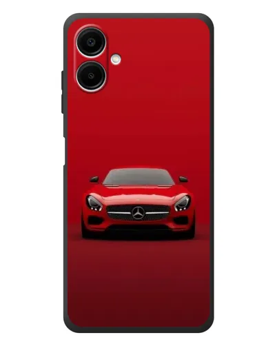 Чехол для Samsung Galaxy A08 с картинкой «Красный Mercedes AMG»