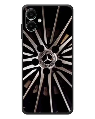 Чехол для Samsung Galaxy A08 с картинкой «Диск Mercedes»