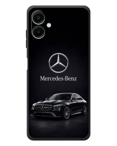 Чехол для Samsung Galaxy A08 с картинкой «Mercedes — решетка радиатора»