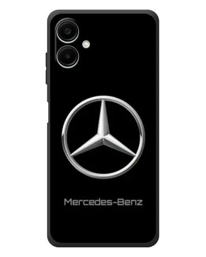 Чехол для Samsung Galaxy A08 с картинкой «Mercedes Silver Logo»