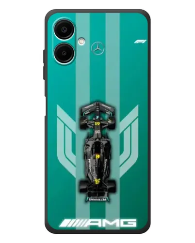 Чехол для Samsung Galaxy A08 с картинкой «Mercedes AMG Petronas»