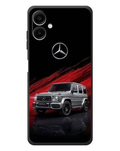 Чехол для Samsung Galaxy A08 с картинкой «Mercedes G-Class красный»