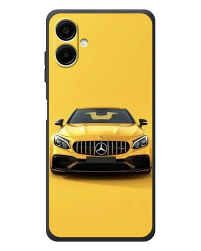 Чехол для Samsung Galaxy A08 с картинкой «Желтый Mercedes GT»
