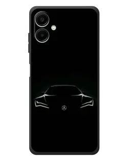 Чехол для Samsung Galaxy A08 с картинкой «Mercedes — силуэт авто» Чехол для Samsung Galaxy A08 с картинкой «Mercedes — силуэт авто»