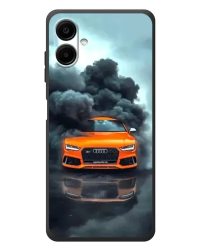 Чехол для Samsung Galaxy A08 с картинкой «Audi в облаках дыма» Чехол для Samsung Galaxy A08 с картинкой «Audi в облаках дыма»