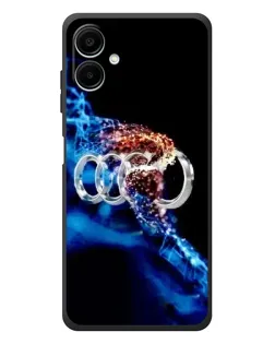 Чехол для Samsung Galaxy A08 с картинкой «Энергия лого Audi» Чехол для Samsung Galaxy A08 с картинкой «Энергия лого Audi»
