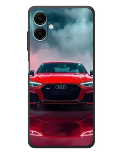 Чехол для Samsung Galaxy A08 с картинкой «Audi RS — красный стиль» Чехол для Samsung Galaxy A08 с картинкой «Audi RS — красный стиль»