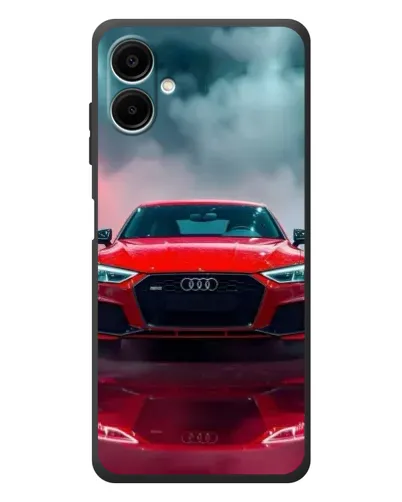 Чехол для Samsung Galaxy A08 с картинкой «Audi RS — красный стиль» Чехол для Samsung Galaxy A08 с картинкой «Audi RS — красный стиль»