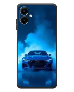 Чехол для Samsung Galaxy A08 с картинкой «Audi — голубая энергия» Чехол для Samsung Galaxy A08 с картинкой «Audi — голубая энергия»
