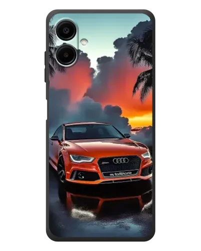 Чехол для Samsung Galaxy A08 с картинкой «Audi — закат» Чехол для Samsung Galaxy A08 с картинкой «Audi — закат»
