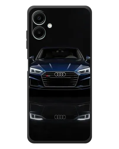 Чехол для Samsung Galaxy A08 с картинкой «Audi — ночное отражение» Чехол для Samsung Galaxy A08 с картинкой «Audi — ночное отражение»