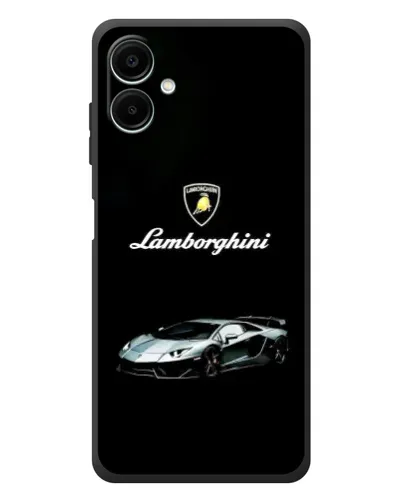 Чехол для Samsung Galaxy A08 с картинкой «Логотип Lamborghini классика»