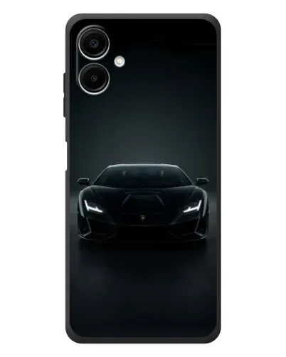 Чехол для Samsung Galaxy A08 с картинкой «Черный Lamborghini Aventador»