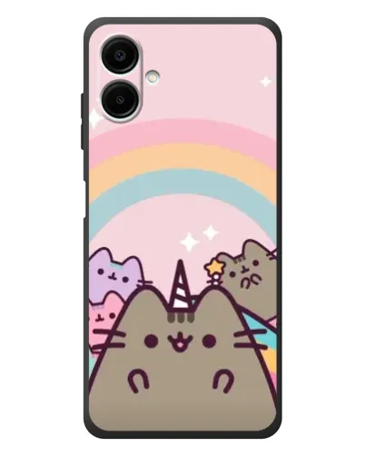 Чехол для Samsung Galaxy A08 с картинкой «Единорог Pusheen»