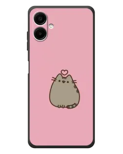 Чехол для Samsung Galaxy A08 с картинкой «Pusheen сердце» Чехол для Samsung Galaxy A08 с картинкой «Pusheen сердце»
