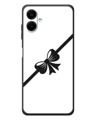 Чехол для Samsung Galaxy A08 с картинкой «Диагональный бант»
