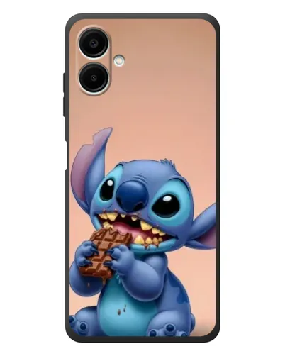 Чехол для Samsung Galaxy A08 с картинкой «Стич ест шоколад» Чехол для Samsung Galaxy A08 с картинкой «Стич ест шоколад»